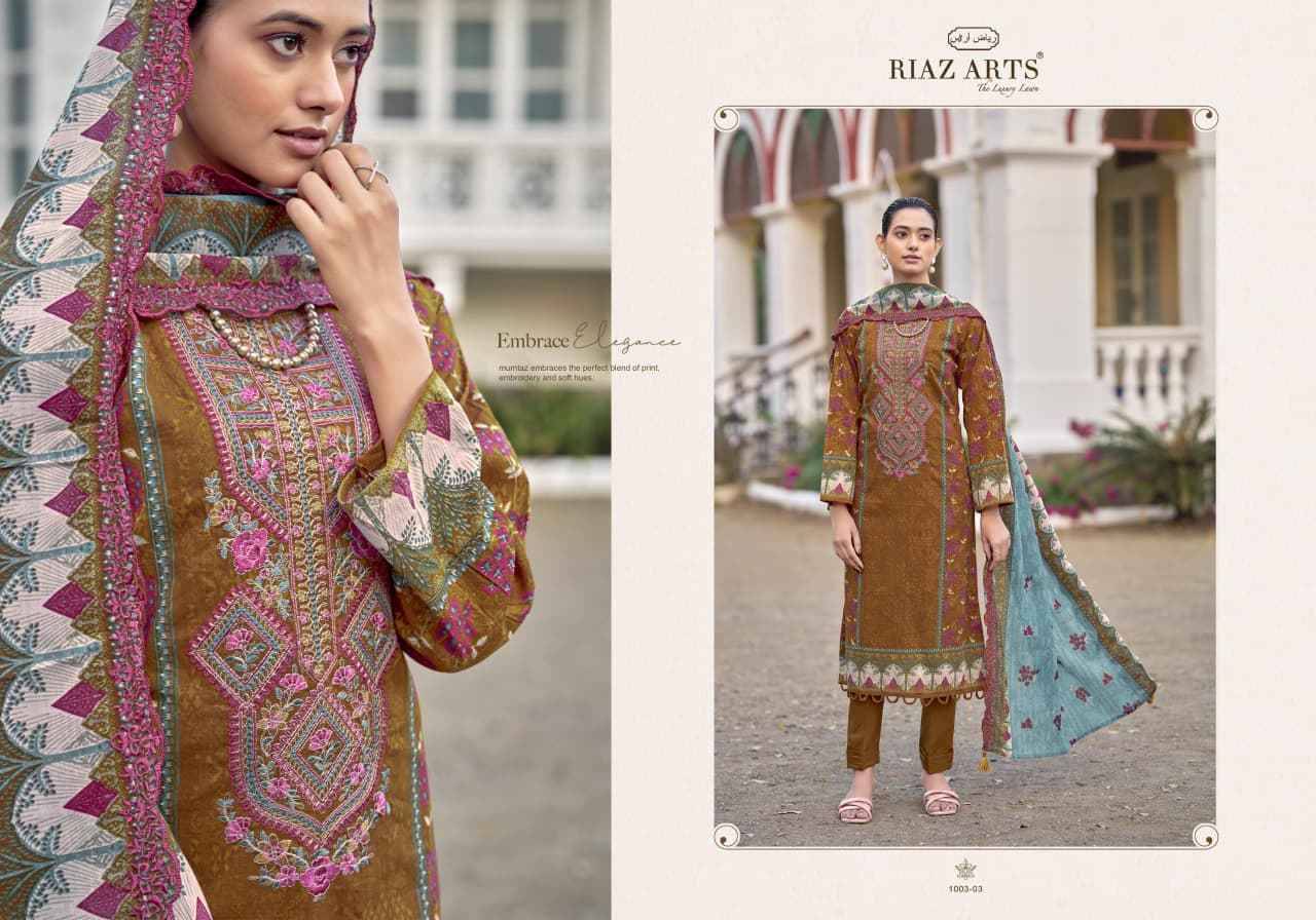 BIN SAEED NAWAZISH VOLUME.2 By RIAZ ARTS 1001 TO 1006 Series Beautiful Festive Suits Stylish Fancy Colorful Casual Wear & Ethnic Wear Cotton Cambric Lawn Print Dresses At Wholesale Price